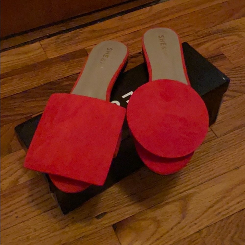 Red Sandals